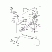 Схема вузла: Clutch master cylinder для Kawasaki ZX900 GPZ900R