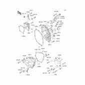 Схема вузла: Engine cover(s) для Kawasaki ZX636 Ninja ZX-6R