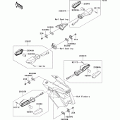 Схема узла: Поворотники для Kawasaki ZR800 Z800 ABS