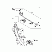 Схема вузла: Електроустаткування для Kawasaki KX250/ KX252 KX250F