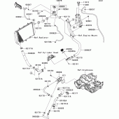 Схема узла: Water pipe для Kawasaki ZR1000 Z1000
