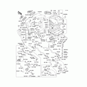 Схема вузла: Air cleaner(1/3) для Kawasaki ZX900 Ninja ZX-9R