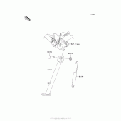 Схема узла: Stand(S) для Kawasaki KLX140 KLX140
