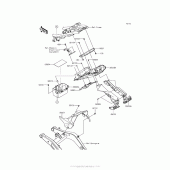 Схема вузла: Rear Fender(S) для Kawasaki EX650 Ninja 650