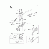 Схема вузла: Кермо & Пульт управління рульовим для Kawasaki EX650 Ninja 650