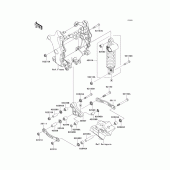 Схема узла: Подвеска/задний амортизатор для Kawasaki ZX1400 Ninja ZX-14R
