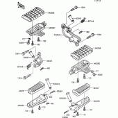 Схема вузла: Step для Kawasaki VN750 VN750 Twin