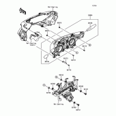 Схема узла: Фара (Головной свет) для Kawasaki ZX1000 Ninja 1000 ABS
