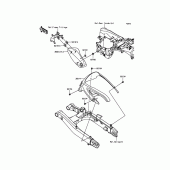 Схема узла: Side Covers/Chain Cover для Kawasaki EN650 Vulcan S Café ABS