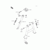 Схема вузла: Stand(s) для Kawasaki ZX600 Ninja ZX-6