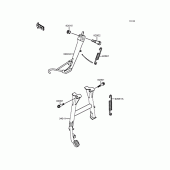 Схема вузла: Підставка для Kawasaki ZX900 GPZ900R