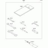 Схема вузла: Owner`s tools(aaf-acf) для Kawasaki VN1700 Vulcan 1700 Voyager