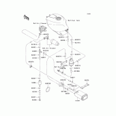 Схема вузла: Fuel evaporative system для Kawasaki ZX750 Ninja ZX-7R