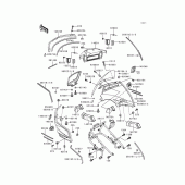 Схема вузла: Cowling(1/2) для Kawasaki ZG1200 Voyager XII
