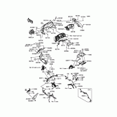 Схема вузла: Cowling(Upper) для Kawasaki ZG1400 Concours 14 ABS