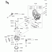 Схема вузла: Throttle для Kawasaki VN1700 Vulcan 1700 Voyager Custom ABS