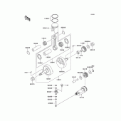 Схема вузла: Crankshaft/piston для Kawasaki KMX125