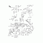Схема узла: Крепление двигателя для Kawasaki ZX636 Ninja ZX-6R