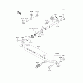 Схема узла: Переключатель передач для Kawasaki ZX1000 Z1000SX