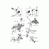 Схема вузла: Замок запалювання для Kawasaki KLE650 Versys 650