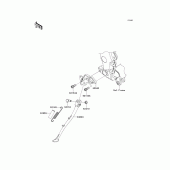 Схема узла: Stand(s) для Kawasaki ZX1400 ZZR1400 ABS