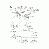 Схема вузла: Fuel tank(1/3) для Kawasaki VN1500 Vulcan 1500 Nomad Fi