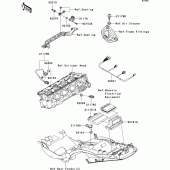 Схема вузла: Fuel injection для Kawasaki ZX1400 ZZR1400 ABS