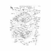 Схема узла: Картер двигателя для Kawasaki ZR750 Z750