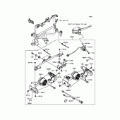 Схема вузла: Аксесуари (Fog Lamp) для Kawasaki KLE650 Versys 650