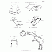 Схема вузла: Decals(Green)(Bgf) для Kawasaki KLZ1000 Versys 1000 LT