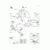 Схема вузла: Паливний бак(1/3) для Kawasaki VN1700 Vulcan 1700 Classic