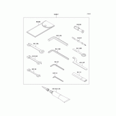 Схема вузла: Owners tools для Kawasaki ZX1000 Z1000SX