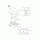 Схема вузла: Масляний піддон для Kawasaki EJ650 W650