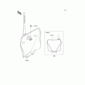 Схема узла: Аксессуары для Kawasaki KX85 KX85
