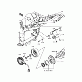 Схема вузла: Генератор для Kawasaki ZR800 Z800