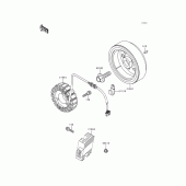 Схема вузла: Генератори для Kawasaki KL650 KLR650