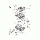 Схема вузла: Картер двигуна для Kawasaki ER250 Z250 ABS