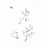 Схема вузла: Stand(s) для Kawasaki KZ1000 Police