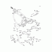 Схема узла: Батарейный отсек для Kawasaki ZX1100 GPZ1100