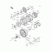 Схема вузла: Clutch(1/2) для Kawasaki ZG1400 Concours 14 ABS