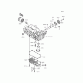 Схема вузла: Масляний насос для Kawasaki ER250 Z250 ABS