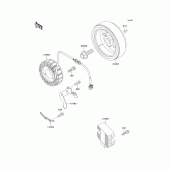 Схема узла: Генератор для Kawasaki KLX650 KLX650 Motard