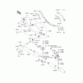 Схема вузла: Вихлопна система для Kawasaki VN1700 Vulcan 1700 Voyager