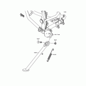 Схема узла: Stand(s) для Kawasaki KLX150 KLX150L