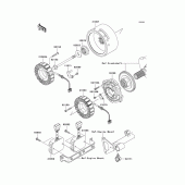 Схема вузла: Генератор для Kawasaki VN1600 Vulcan 1600 Nomad