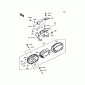 Схема вузла: Meter(s) до Kawasaki ZR1000 Z1000 ABS