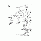 Схема узла: Brake Piping для Kawasaki ZX1000 Z1000SX ABS