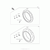 Схема вузла: Шини для Kawasaki ZX1000 Ninja ZX-10R