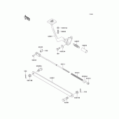 Схема вузла: Brake pedal/torque link для Kawasaki EL250 Eliminator 250