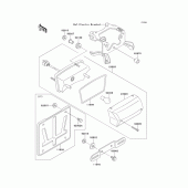 Схема вузла: Taillight(s) для Kawasaki EX250 ZZR250